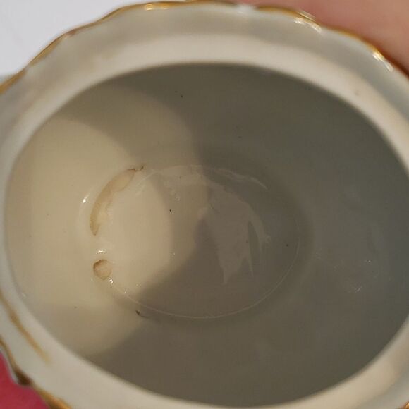 Unique Vintage Floral Design Ucagco China Creamer with Tall Handle - Picture 4 of 11